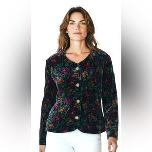 Eatons Petite Vintage Holiday Season Short Jacket w Gorgeous Colours